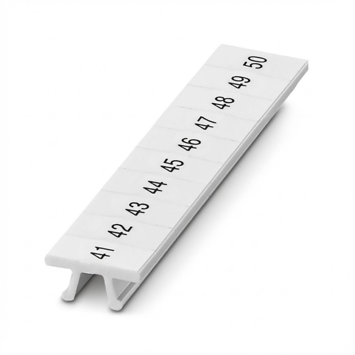 ПМК 5,ГОРИЗ: 41-50, Шильдик маркировочный в составе полосок (по 10 шильдиков)