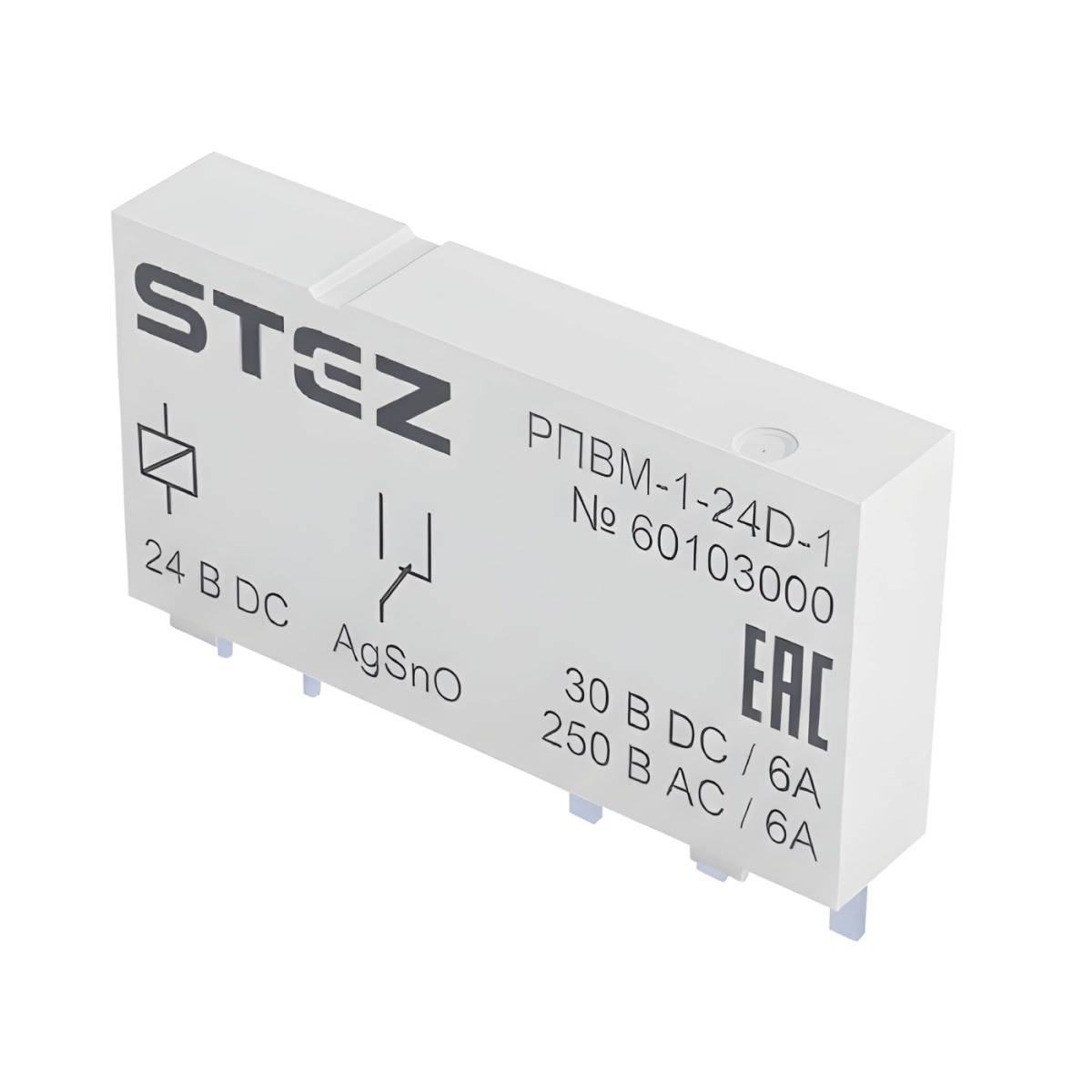 РПВМ-1-24D-1, Реле вставное