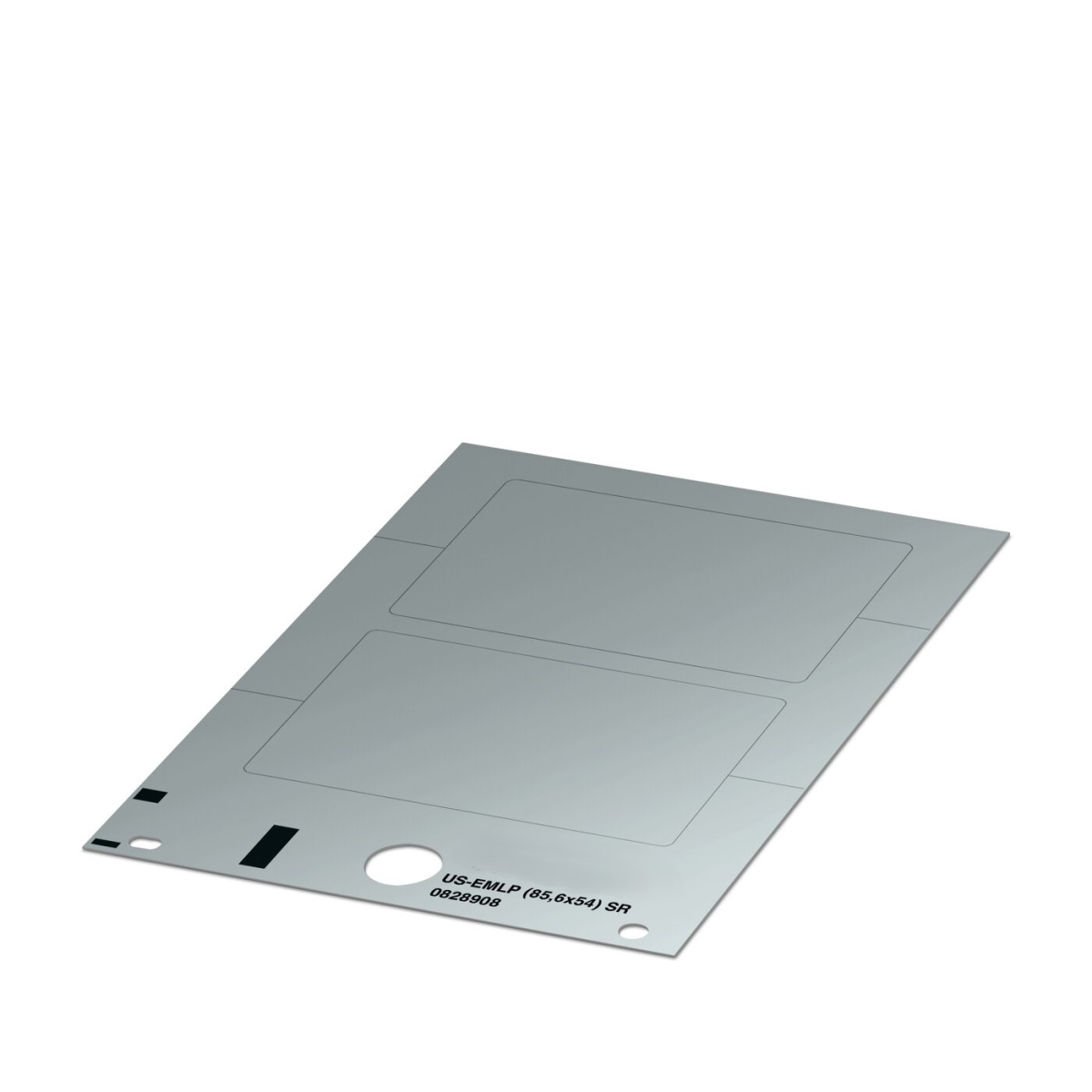 US-EMLP (85,6X54) SR CUS, Пластиковая табличка