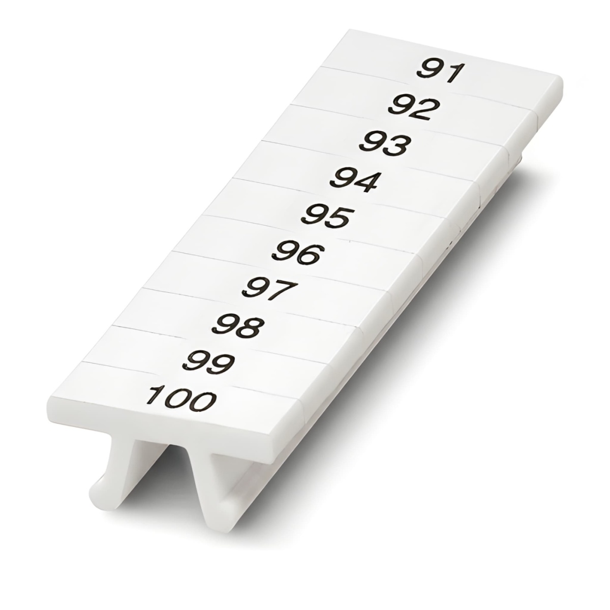 ПМК 3,5,ВЕРТ: 91-100, Шильдик маркировочный