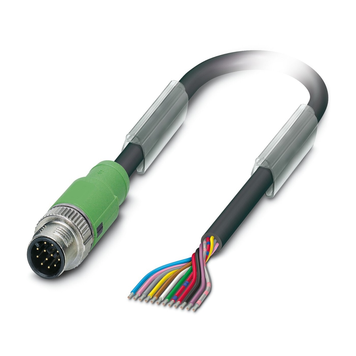 SAC-12P-MS/ 1,5-PVC SCO, Кабель для датчика / исполнительного элемента