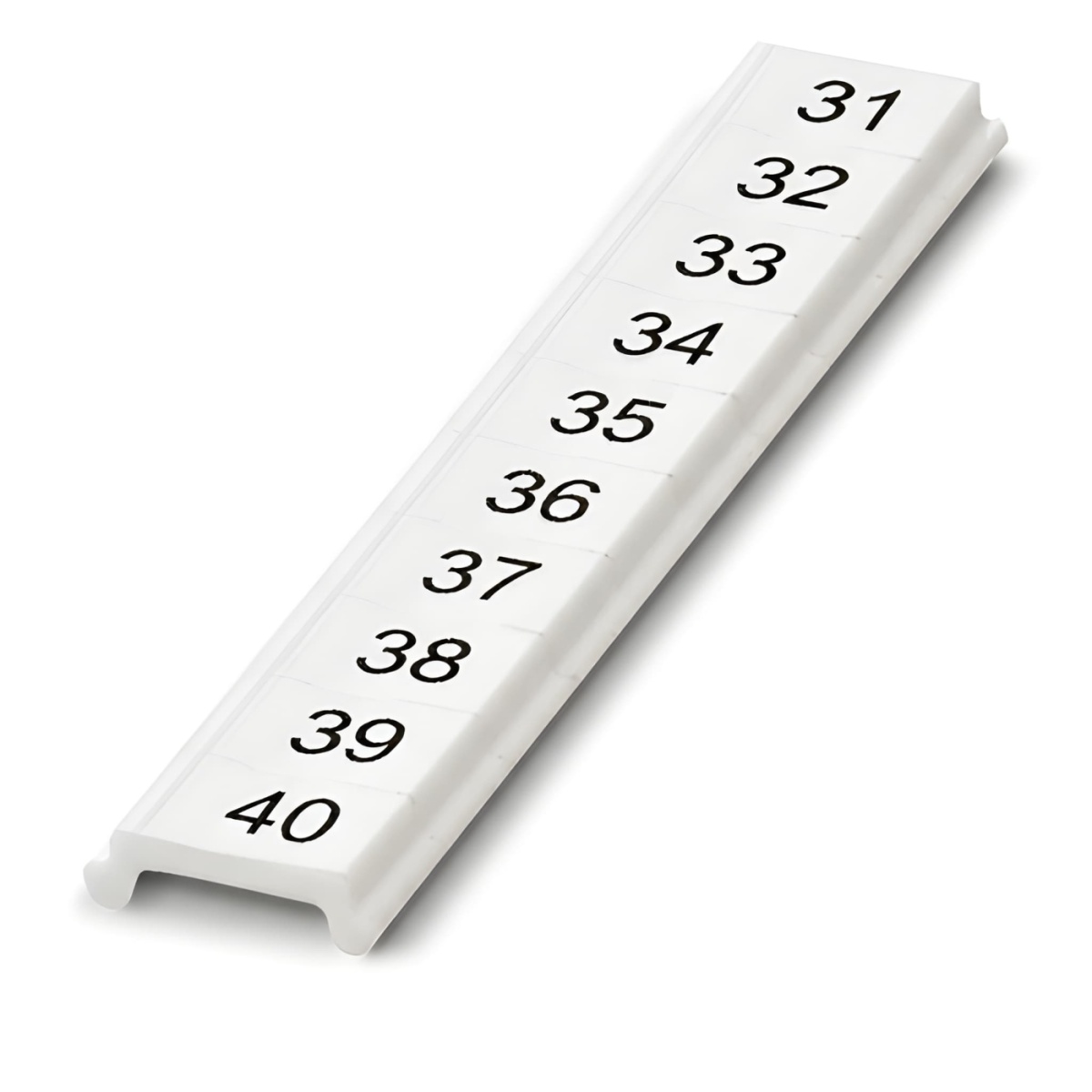 ПМКП 3,5,ВЕРТ: 31-40, Шильдик маркировочный