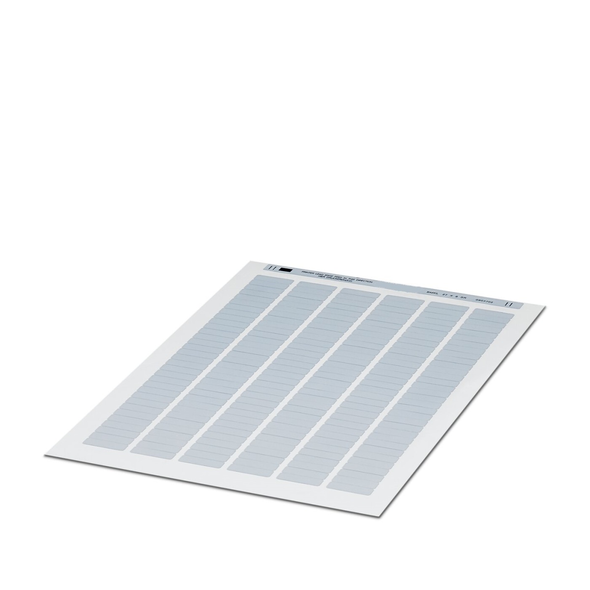 BMKL 27X 8 SR, Этикетки в листах DIN-A4