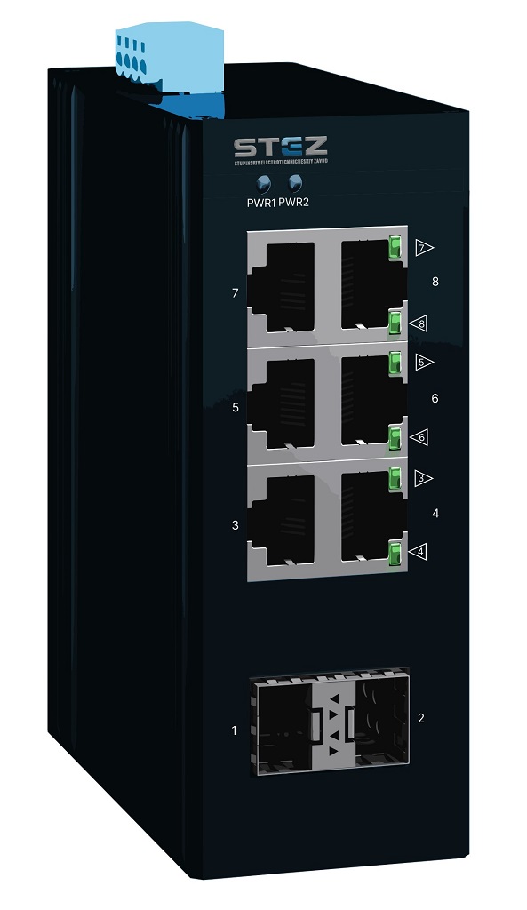STEZ1006-2SFP-T, Коммутатор неуправляемый