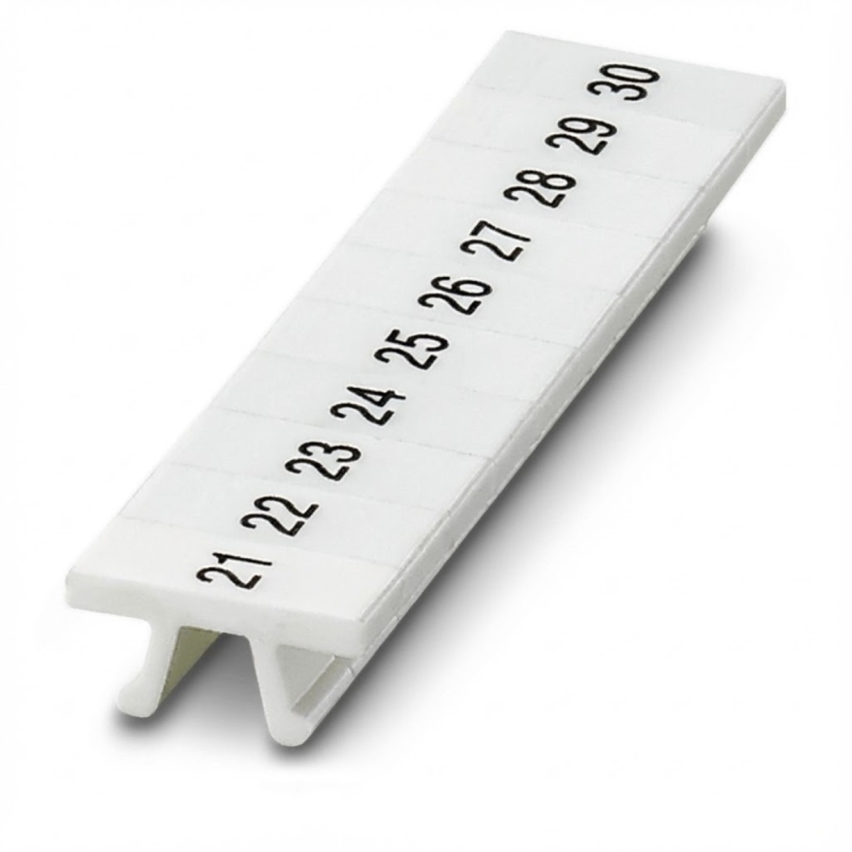 ПМК 4,ГОРИЗ: 21-30, Шильдик маркировочный в составе полосок (по 10 шильдиков)