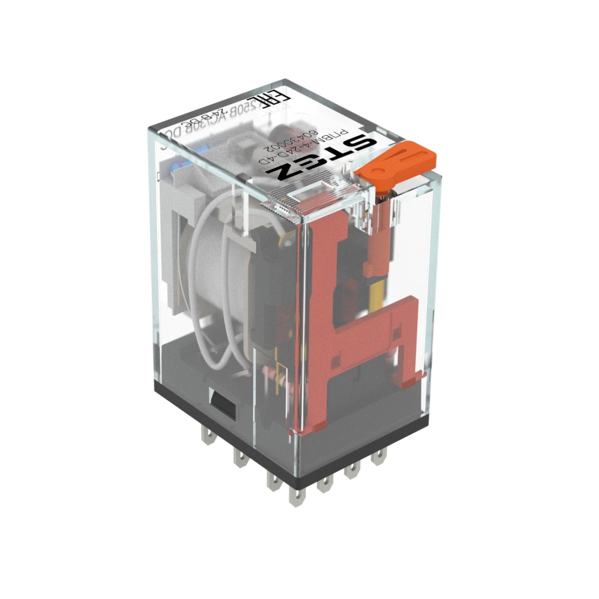 РПВМ-4-230А-2В, Реле вставное, 2 контакта