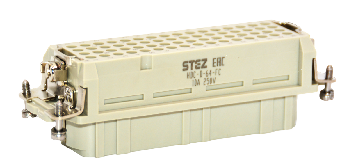 HDC-D-64-FC, Вставка контактная, постоянное число полюсов