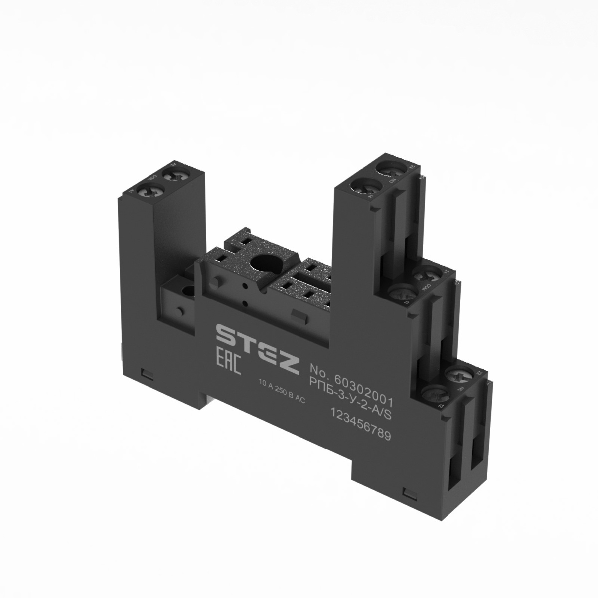 РПБ-3-У-2-A/S, База для реле