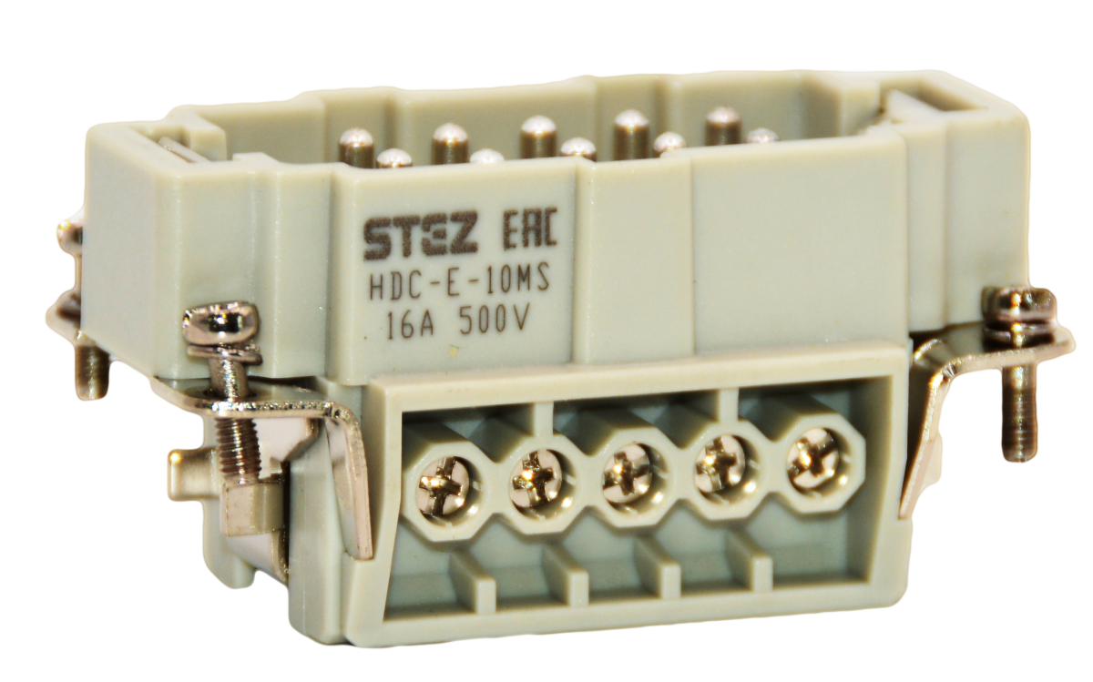 HDC-E-10MS, Вставка контактная, постоянное число полюсов