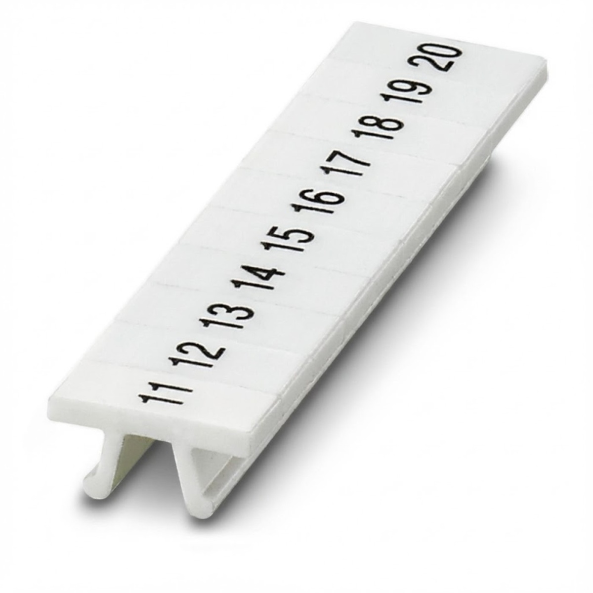 ПМК 4,ГОРИЗ: 11-20, Шильдик маркировочный в составе полосок (по 10 шильдиков)
