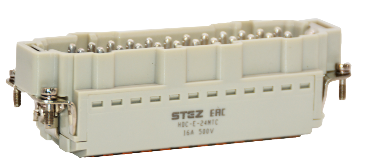 HDC-E-24MTC, Вставка контактная, постоянное число полюсов