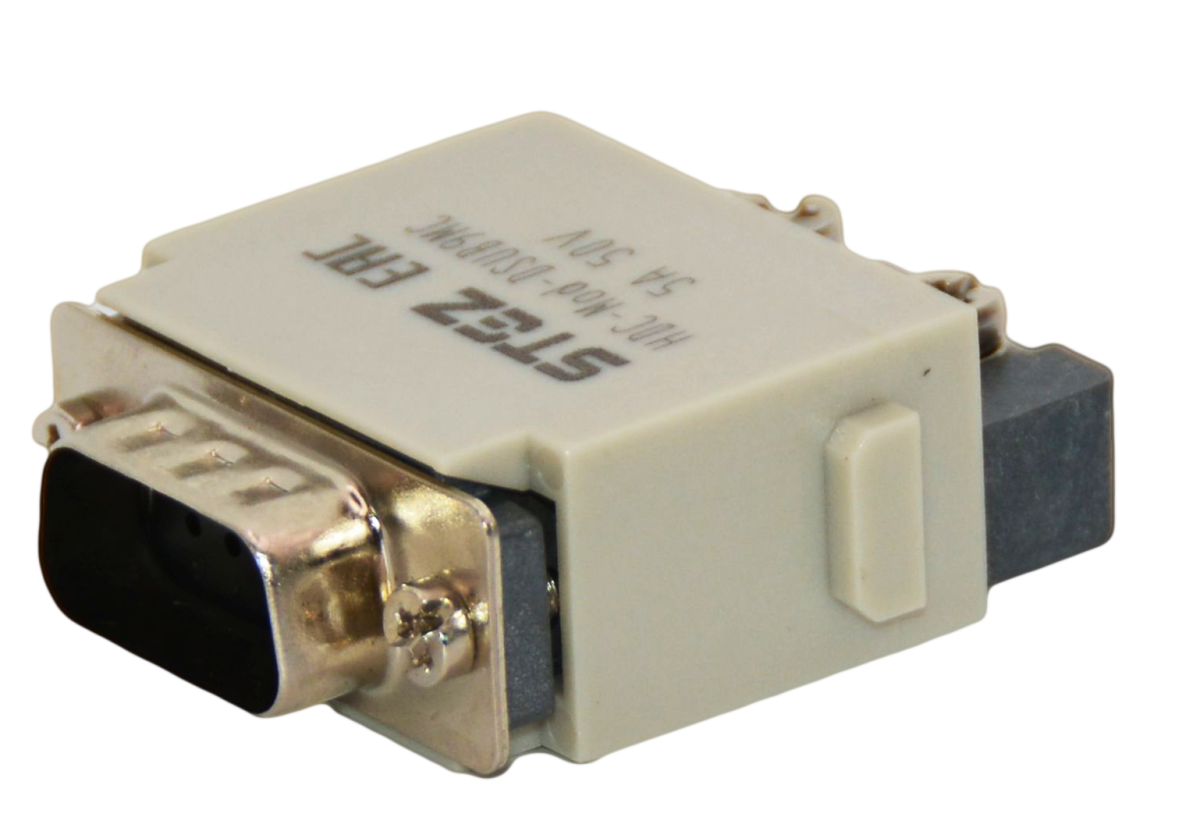 HDC-MOD-DSUB9MC, Вставка контактная, модульная