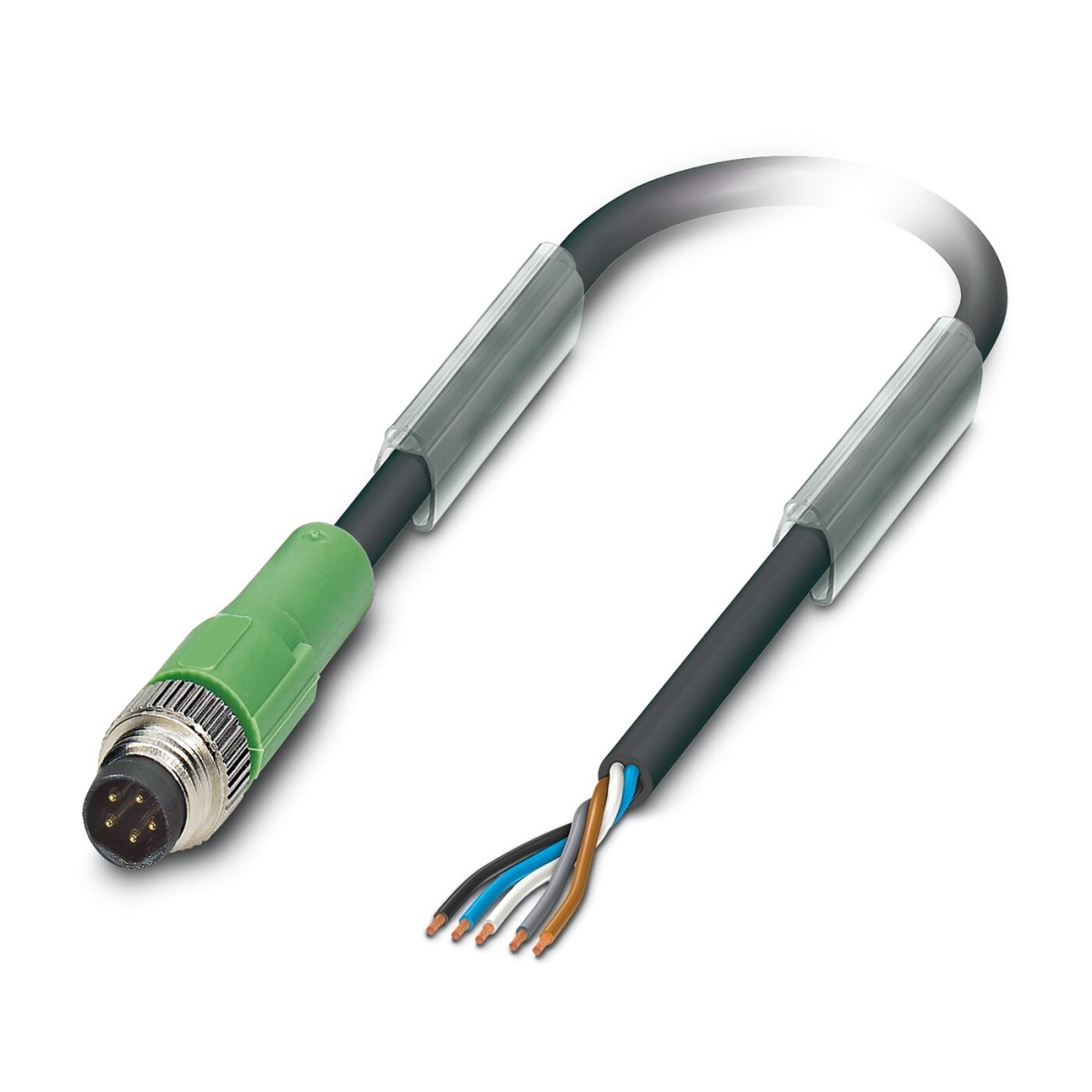 SAC-5P-M 8MSB/ 3,0-115, Кабель для датчика / исполнительного элемента