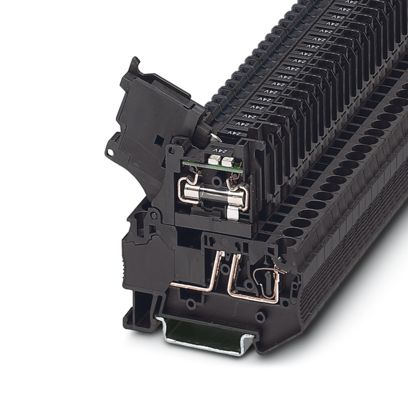 КНЗ 4-2-24 (5х20) (В), Клемма с держателем предохранителя