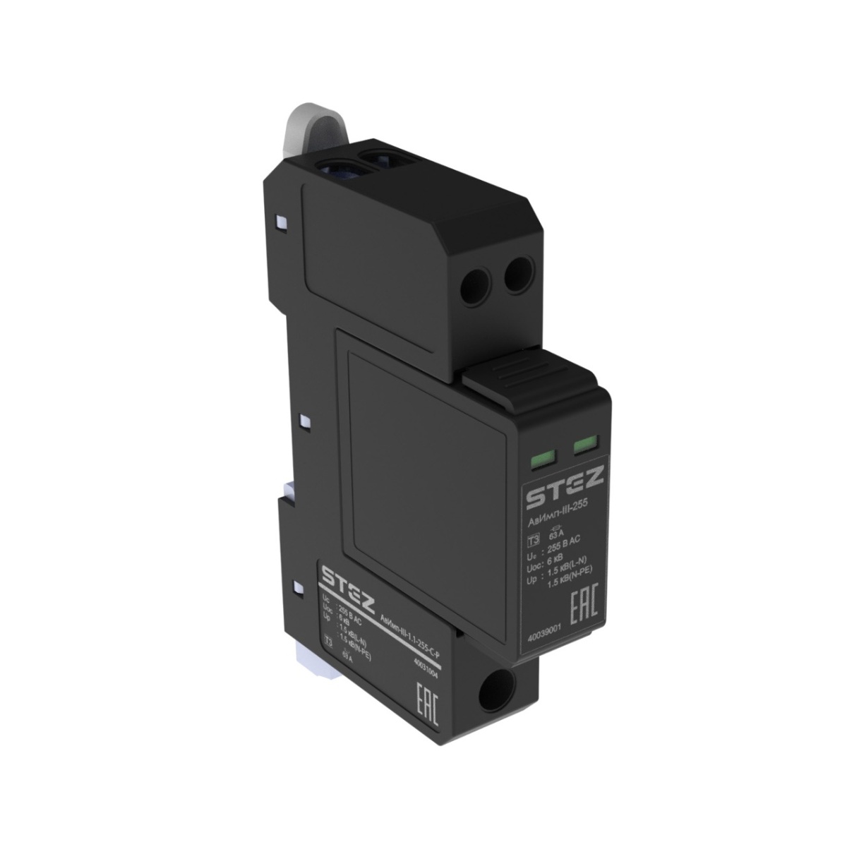 АвИмп-III-1.1-255-С-P, УЗИП класса 3, 1 фаза, N, PE