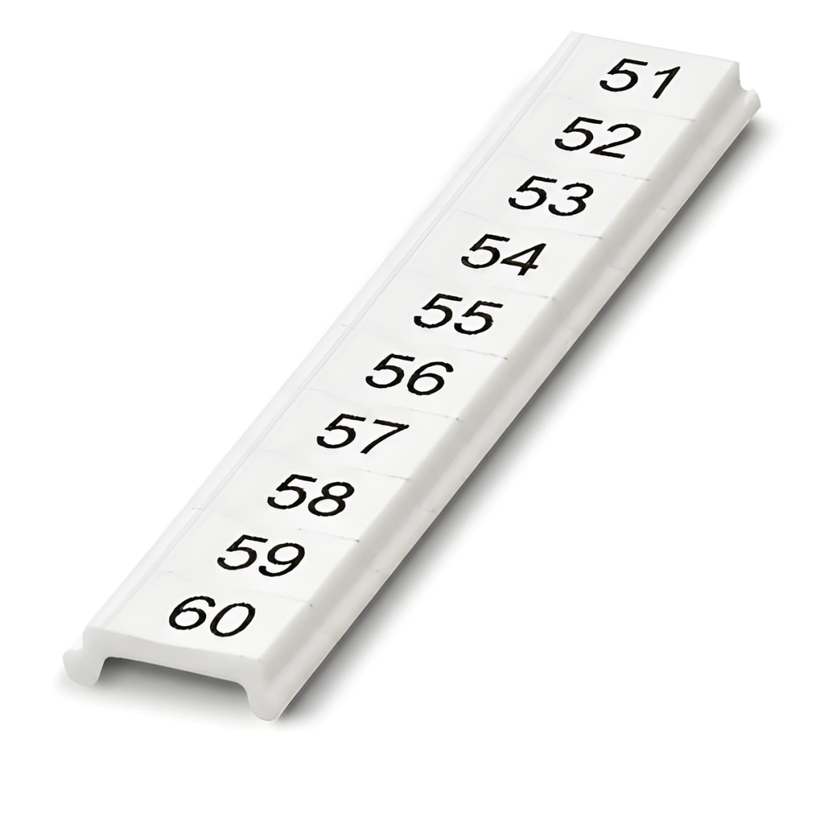 ПМКП 3,5,ВЕРТ: 51-60, Шильдик маркировочный