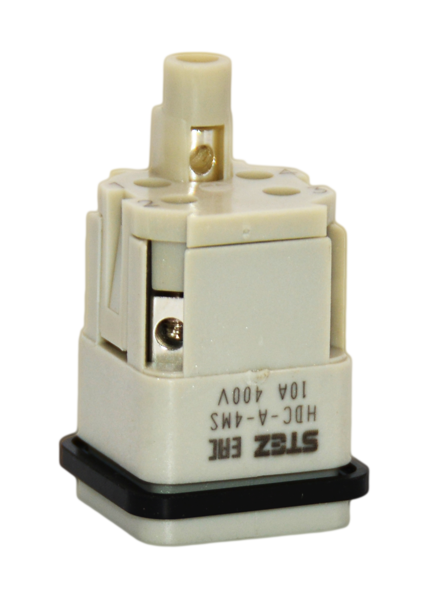 HDC-A-4MS, Вставка контактная, постоянное число полюсов