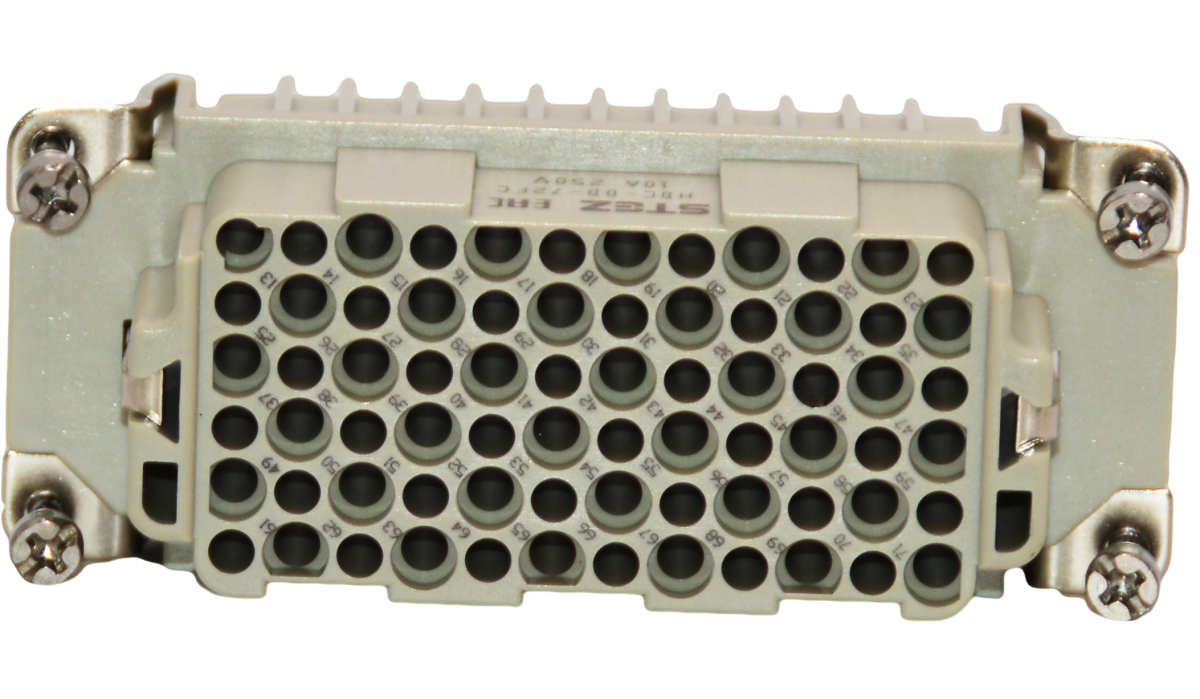 HDC-DD-72FC, Вставка контактная, постоянное число полюсов