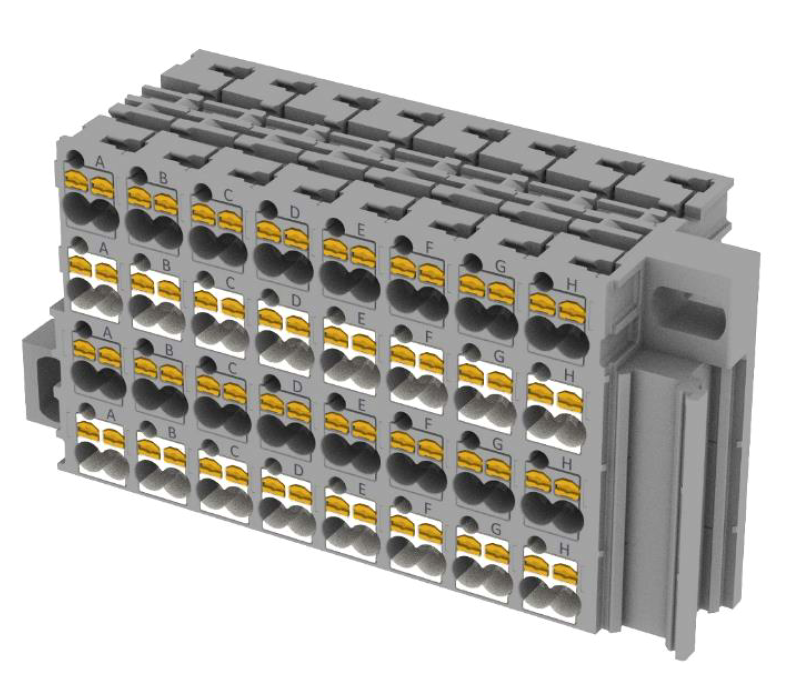 PTMC 8X4 RU TPTS, Блок сотовых клемм