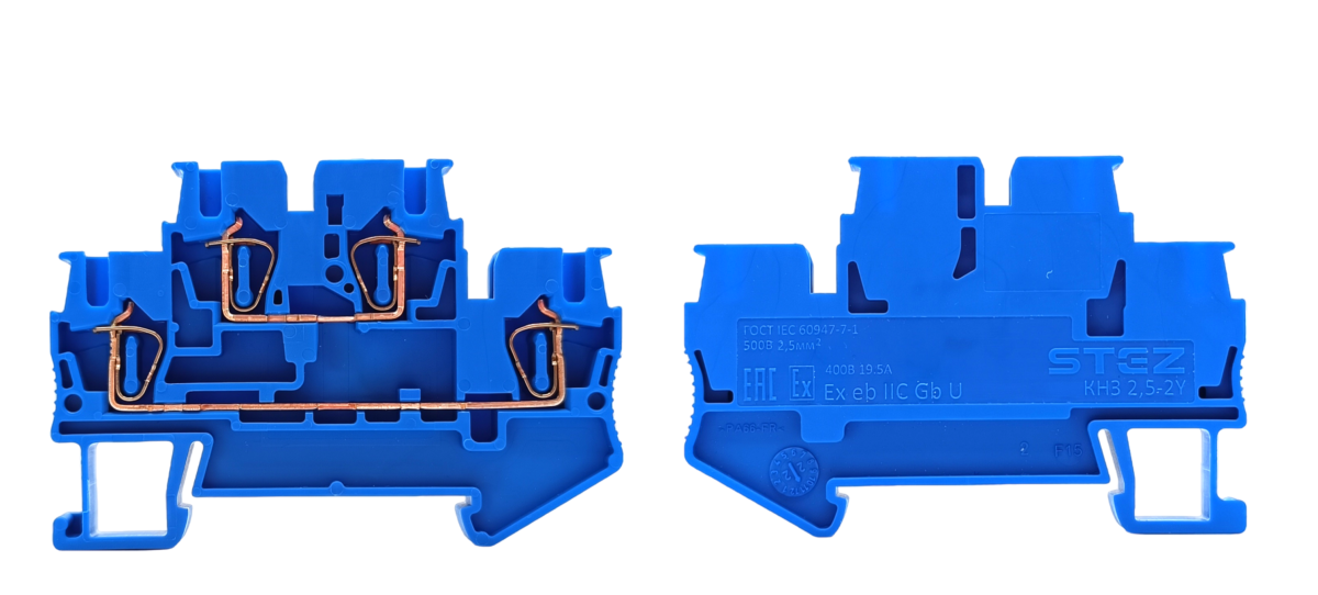 КНЗ 2,5-2У-С, Клемма двухъярусная