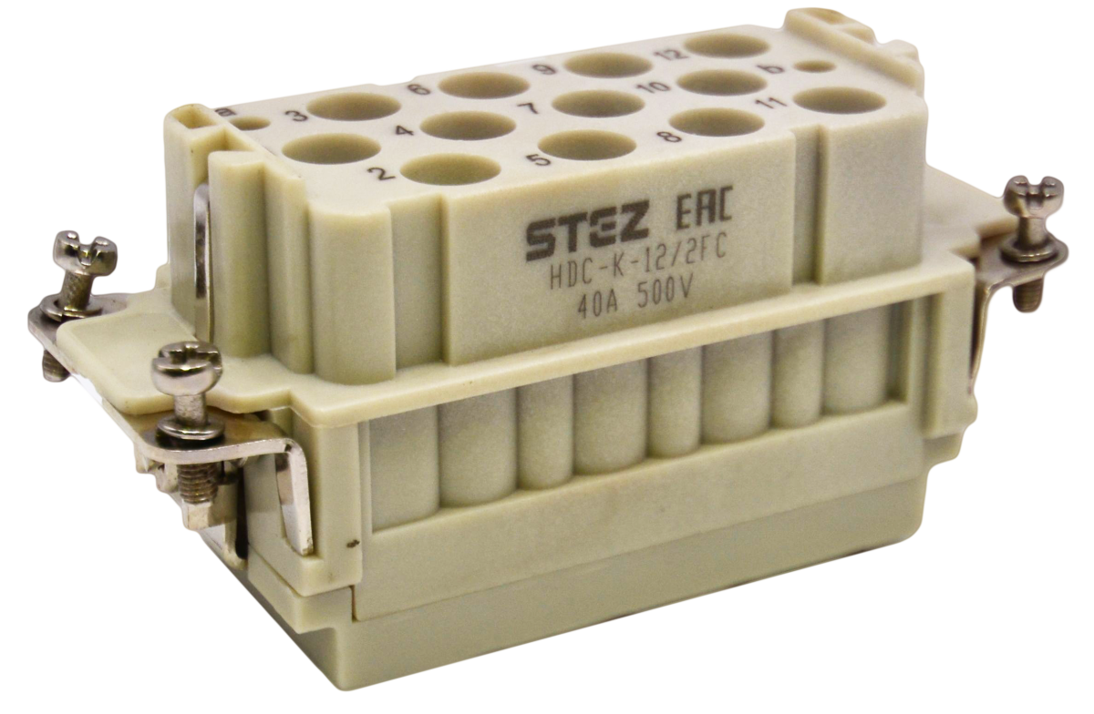HDC-K-12/2FC, Вставка контактная, модульная