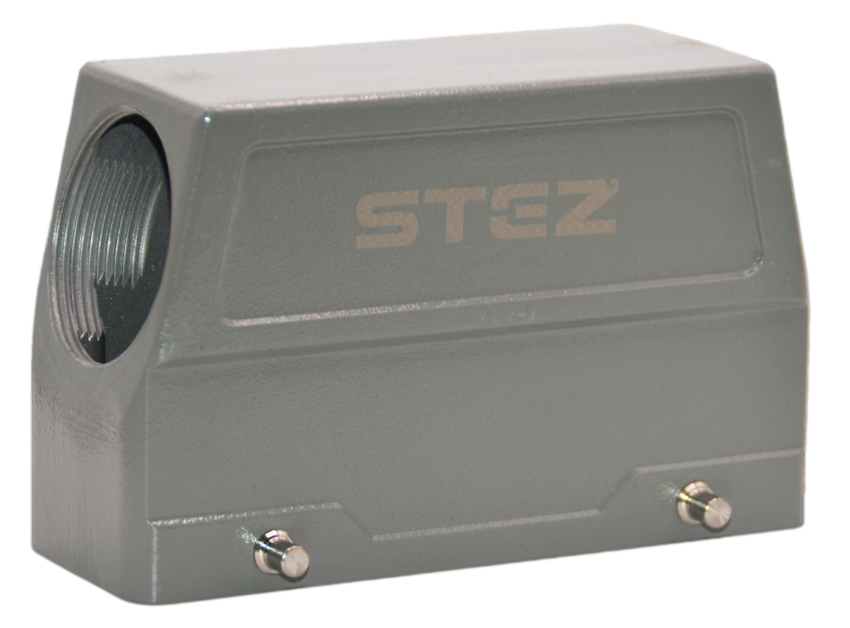 HDC-PH24BD-S-4P-1/M40, Корпус со скобами-фиксаторами