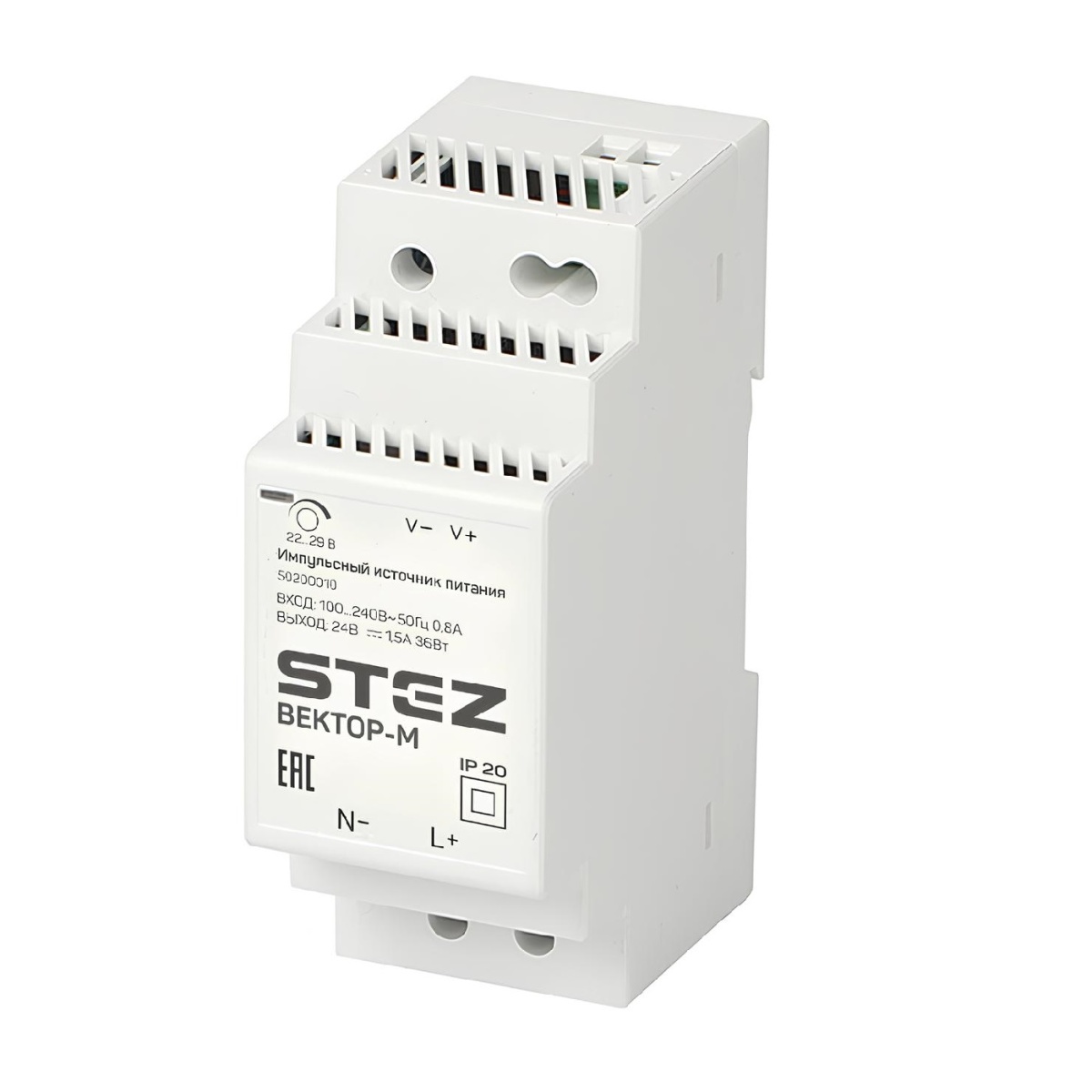 ВЕКТОР-М-БП-1AC/24DC/1.5, Источник питания