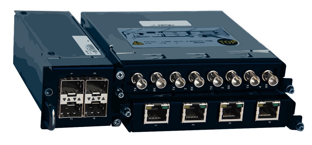 STEZ4700-MOD1-4GSFP, Модуль для шасси коммутатора
