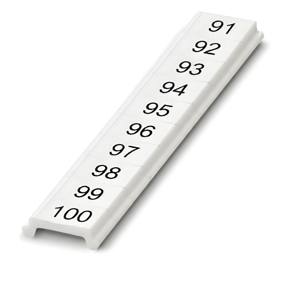 ПМКП 3,5,ВЕРТ: 91-100, Шильдик маркировочный