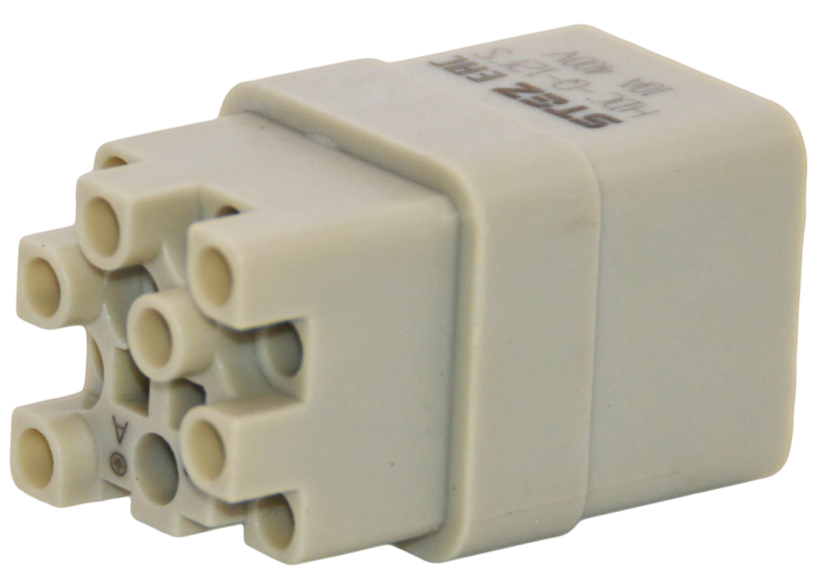 HDC-Q-12FC, Вставка контактная, постоянное число полюсов