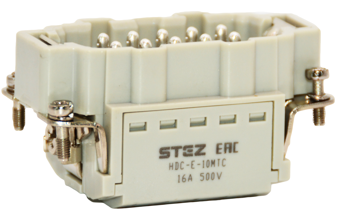 HDC-E-10MTC, Вставка контактная, постоянное число полюсов