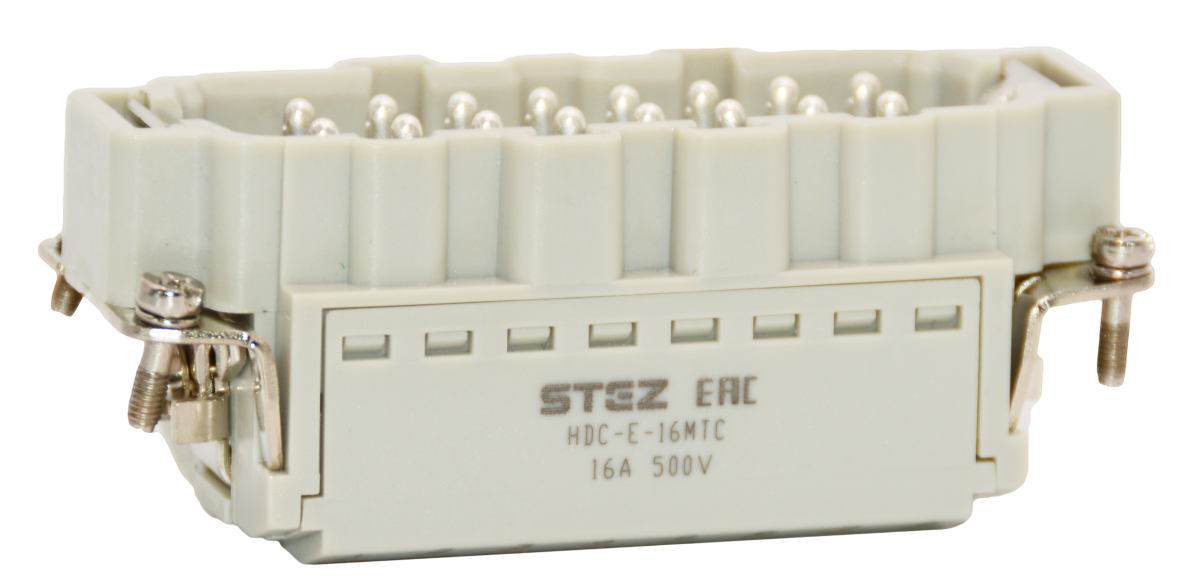 HDC-E-16MTC, Вставка контактная, постоянное число полюсов