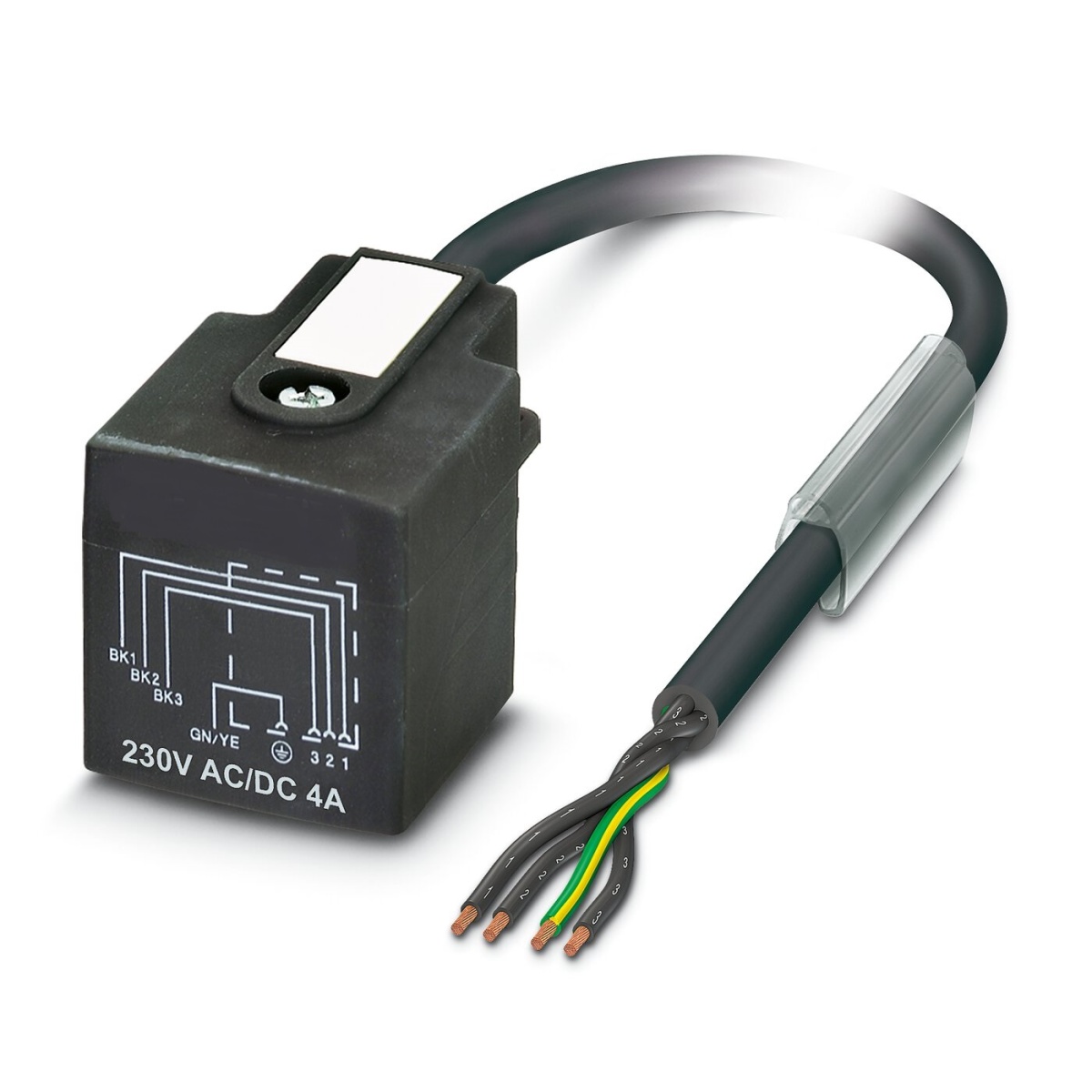 SAC-4P-3,0-PUR/AD, Кабель для датчика / исполнительного элемента