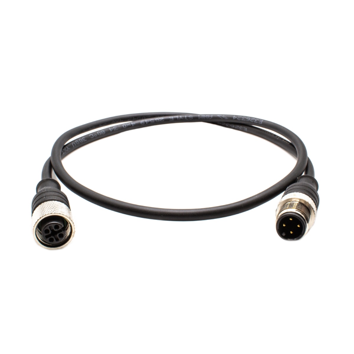 СЦМ12L-04A1PLFH-LMH-02 L=600, Кабель с разъемами