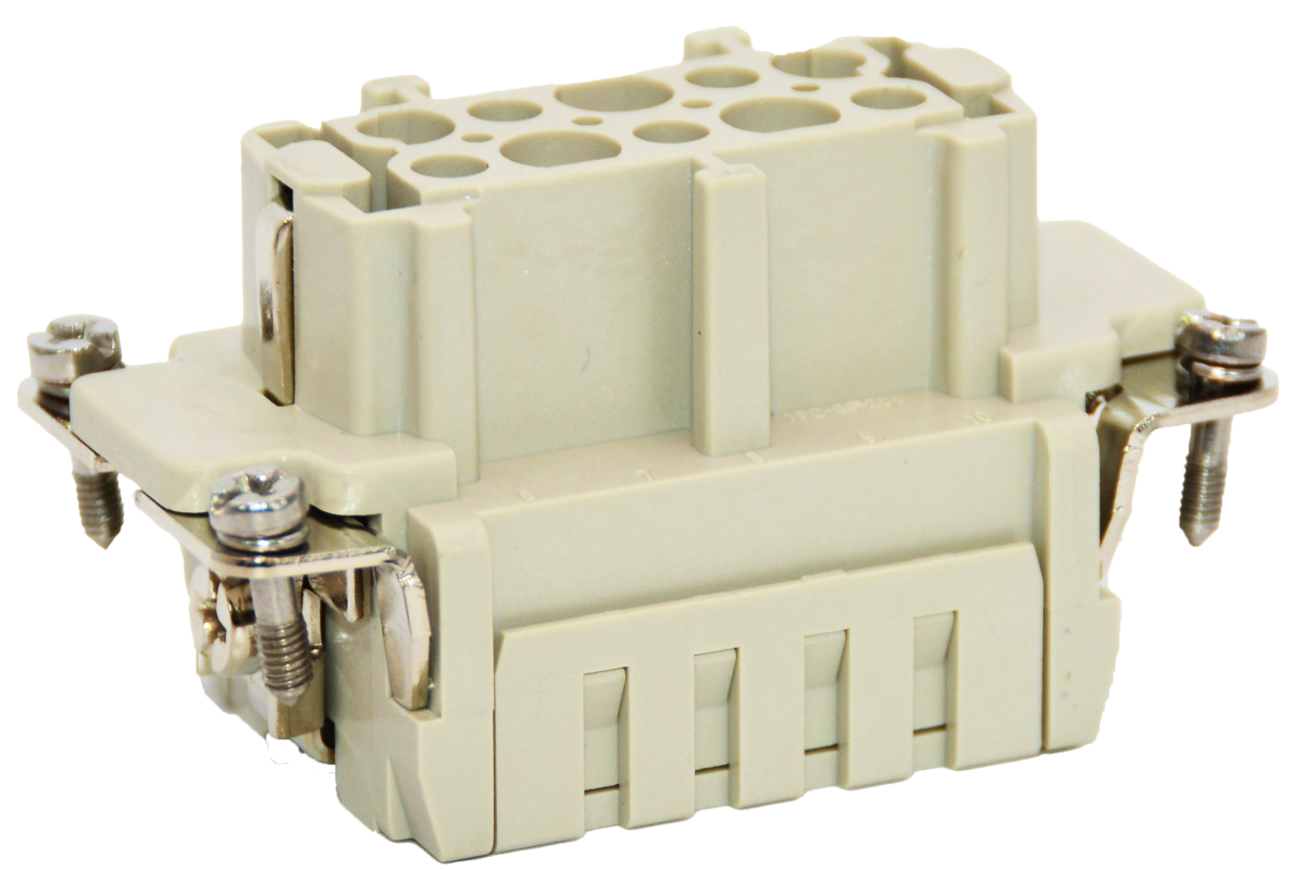 HDC-E-10FC, Вставка контактная, постоянное число полюсов