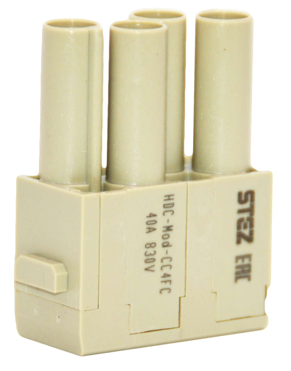 HDC-MOD-CC4FC, Вставка контактная, модульная
