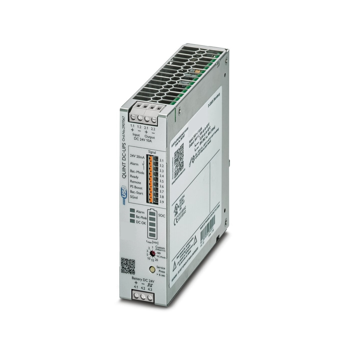 QUINT4-UPS/24DC/24DC/10/USB, Источник бесперебойного питания