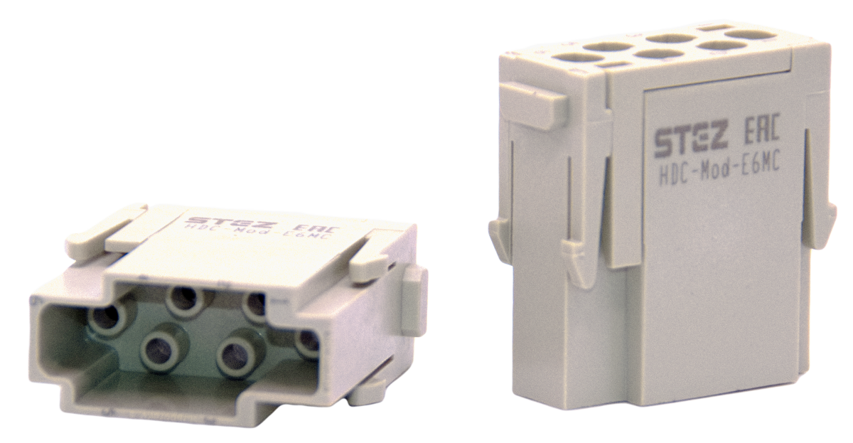 HDC-MOD-E6MC, Вставка контактная, модульная