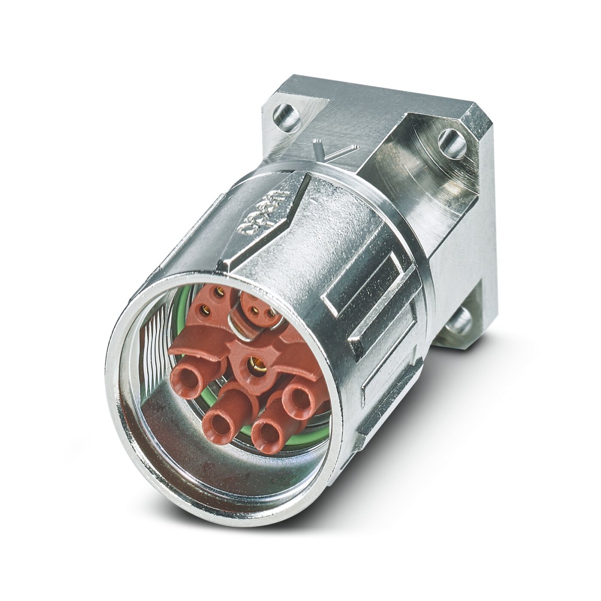 SH-8ESC58AY000S, Приборный соединитель, передняя часть стенки, с накатанной гайкой