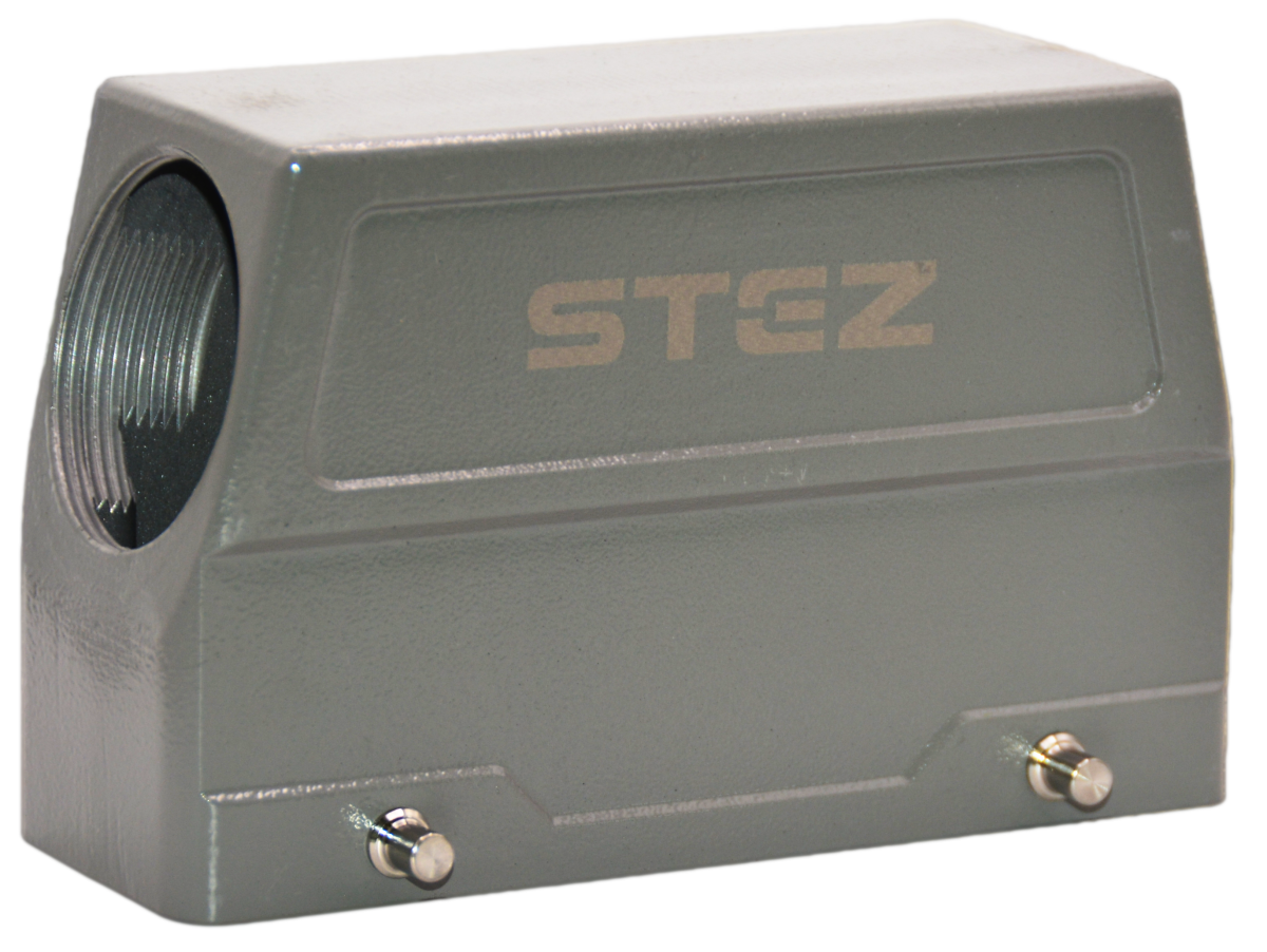 HDC-PH16BD-S-4P-1/M40, Корпус со скобами-фиксаторами