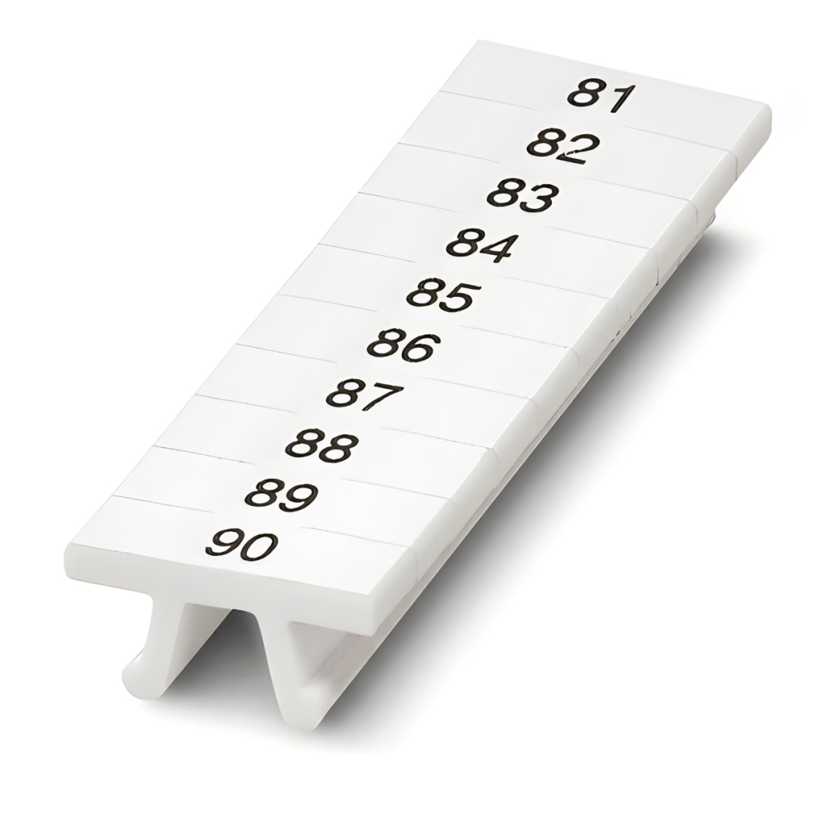 ПМК 3,5,ВЕРТ: 81-90, Шильдик маркировочный