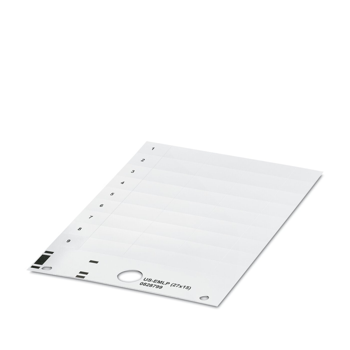 US-EMLP (27X15), Пластиковая табличка