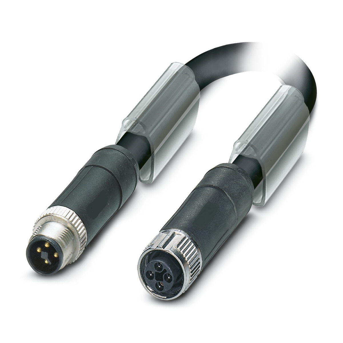 SAC-4P-M12MST/ 0,3-PUR/M12FST, Силовой кабель