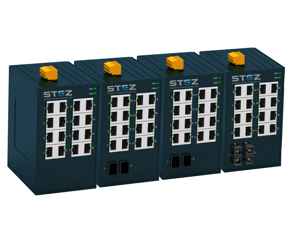 STEZ1016-2SFP-T, Коммутатор неуправляемый