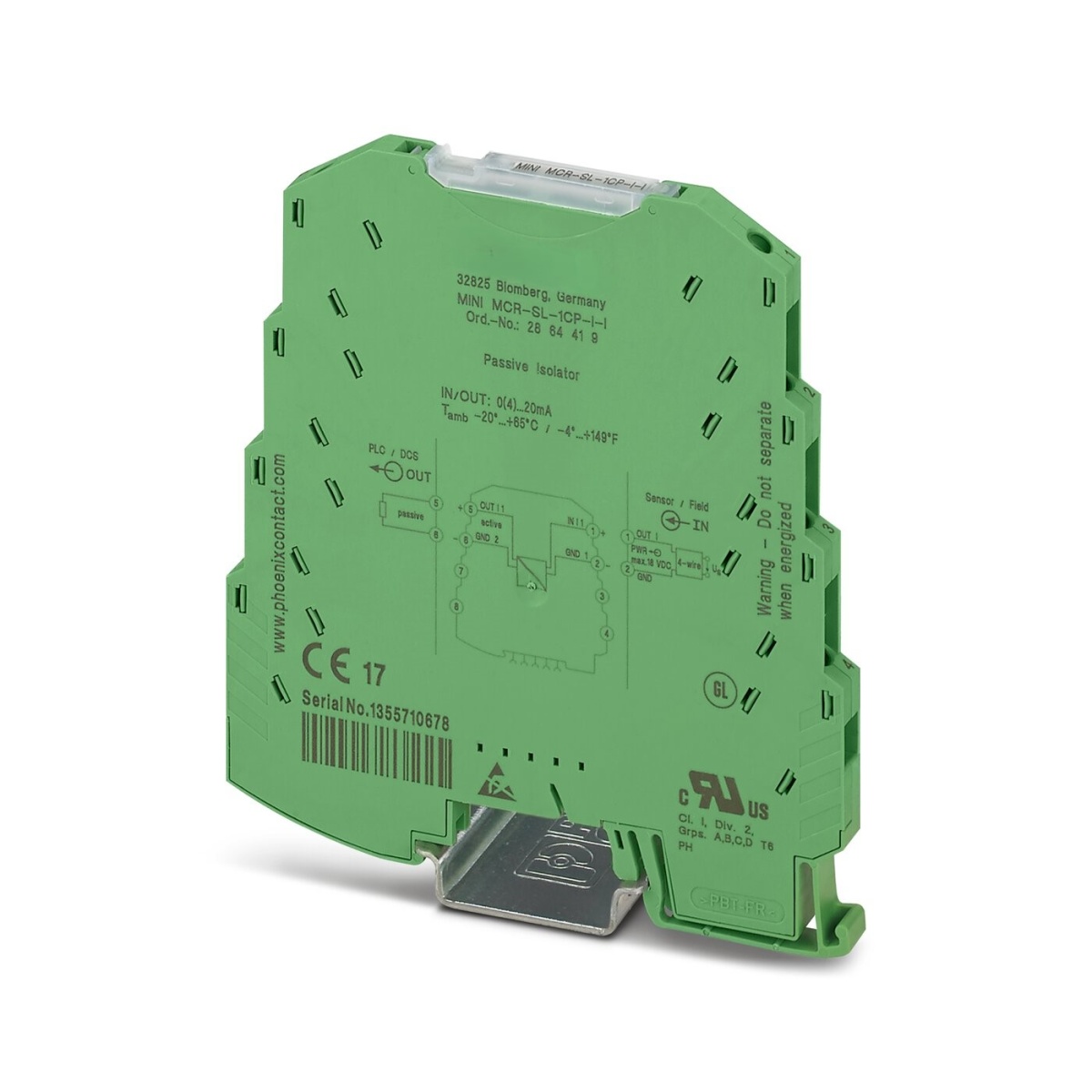 MINI MCR-SL-1CP-I-I, Пассивное устройство для развязки
