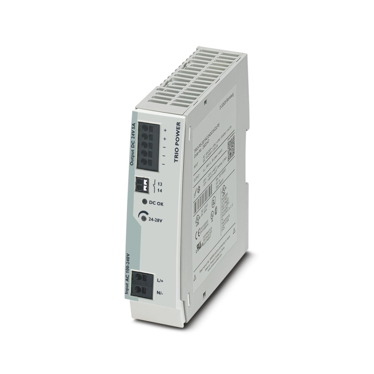 TRIO-PS-2G/1AC/24DC/5, Источники питания