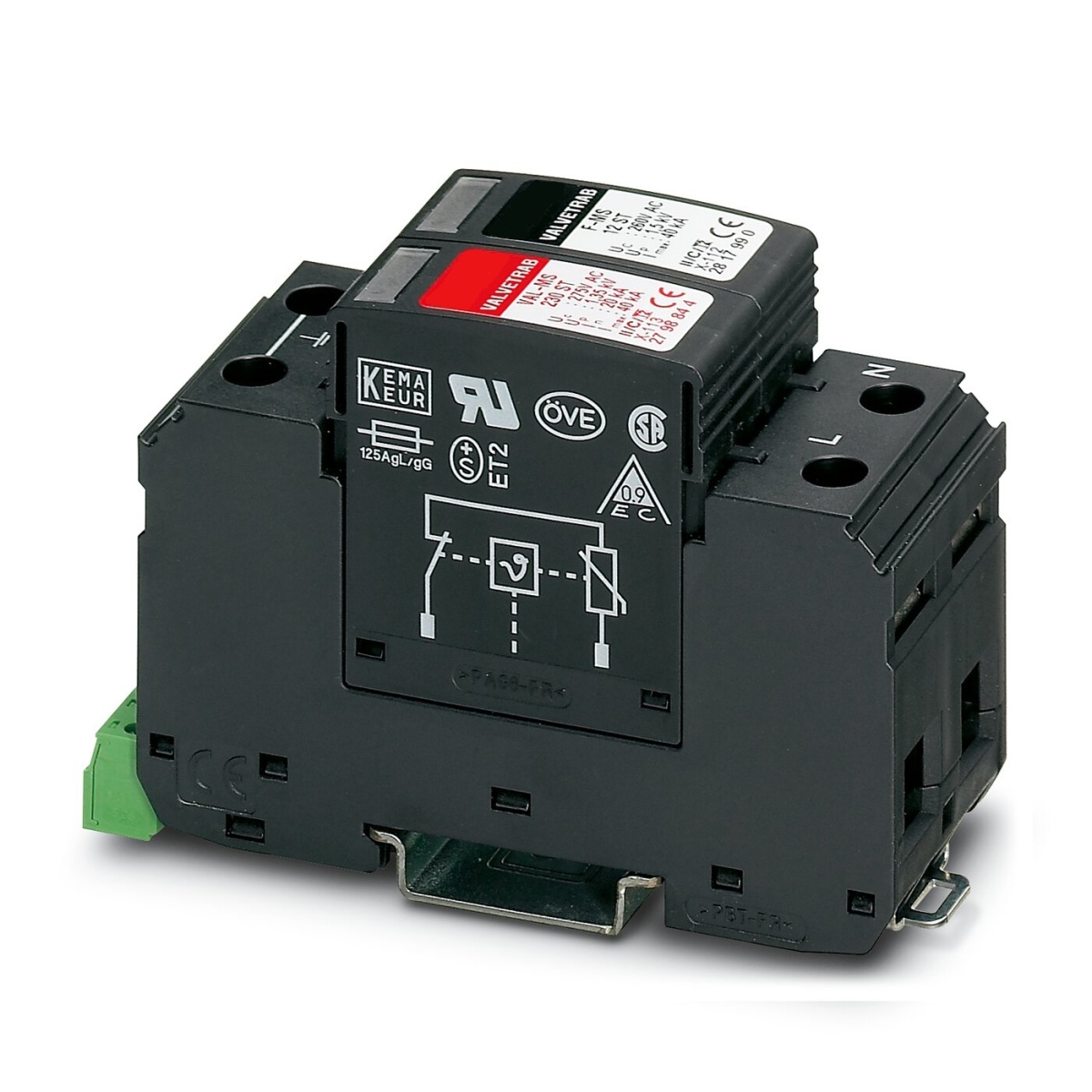 VAL-MS 230/1+1-FM, Разрядник для защиты от импульсных перенапряжений, тип 2