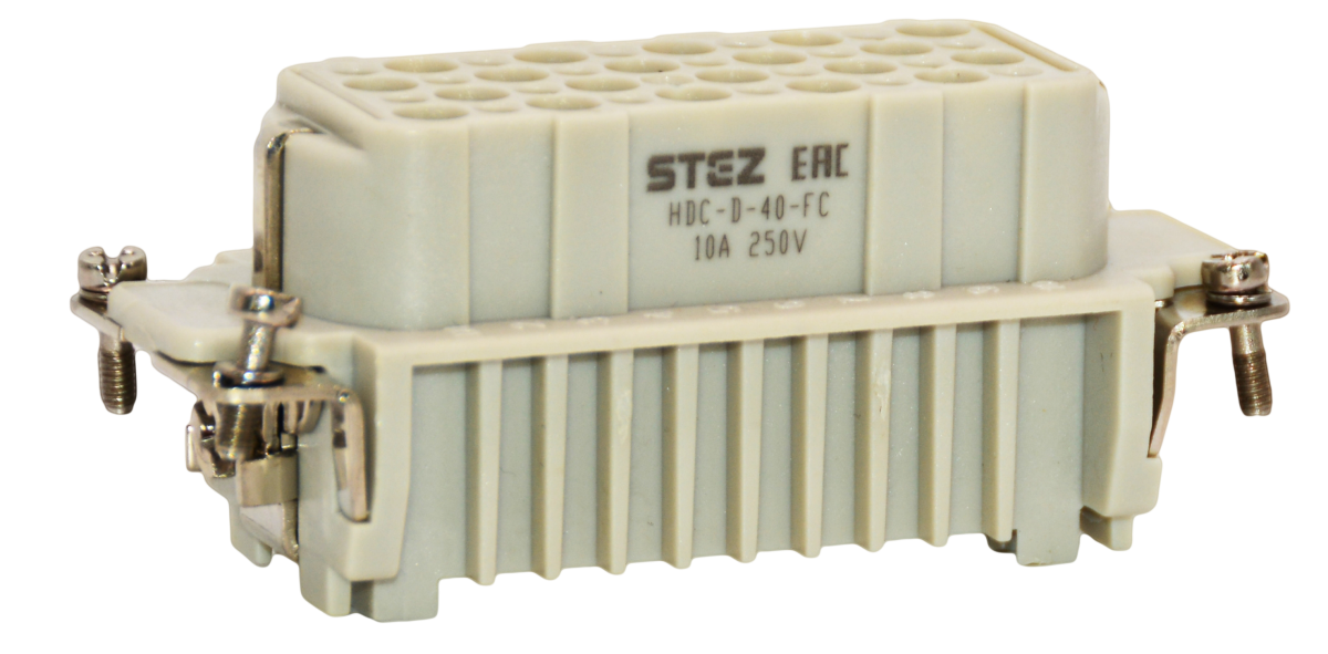 HDC-D-40-FC, Вставка контактная, постоянное число полюсов