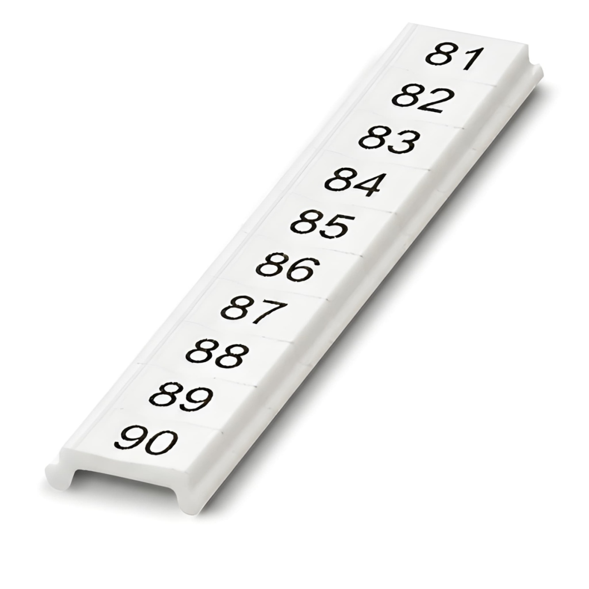 ПМКП 3,5,ВЕРТ: 81-90, Шильдик маркировочный