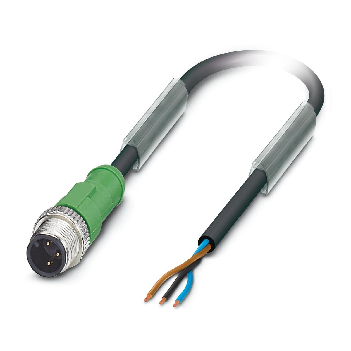 SAC-3P-M12MS/10,0-PVC, Кабель для датчика / исполнительного элемента